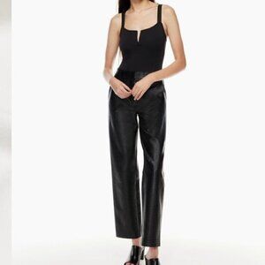 ARITZIA Babaton WHITE notch bodysuit size XSmall